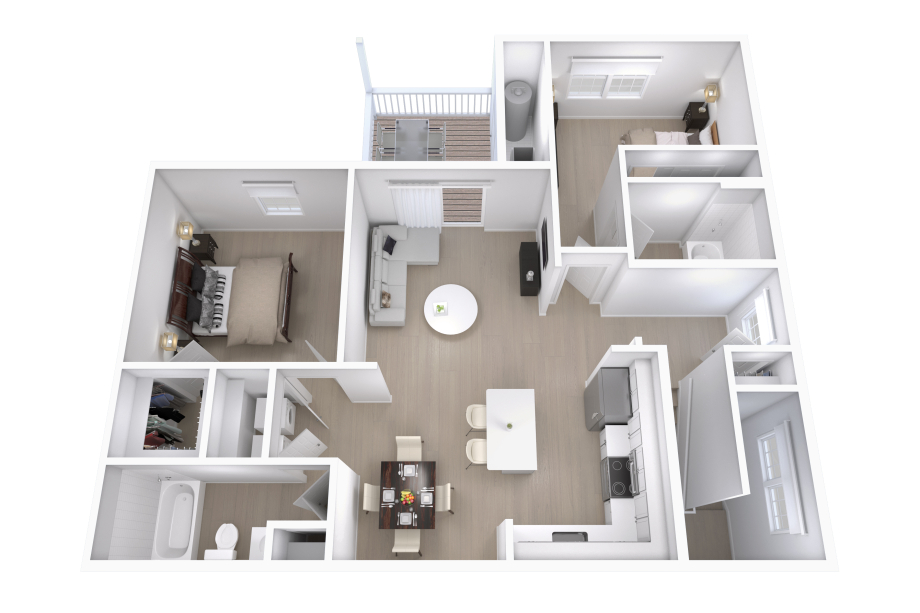 The Patapsco 2-Bedroom Apartment