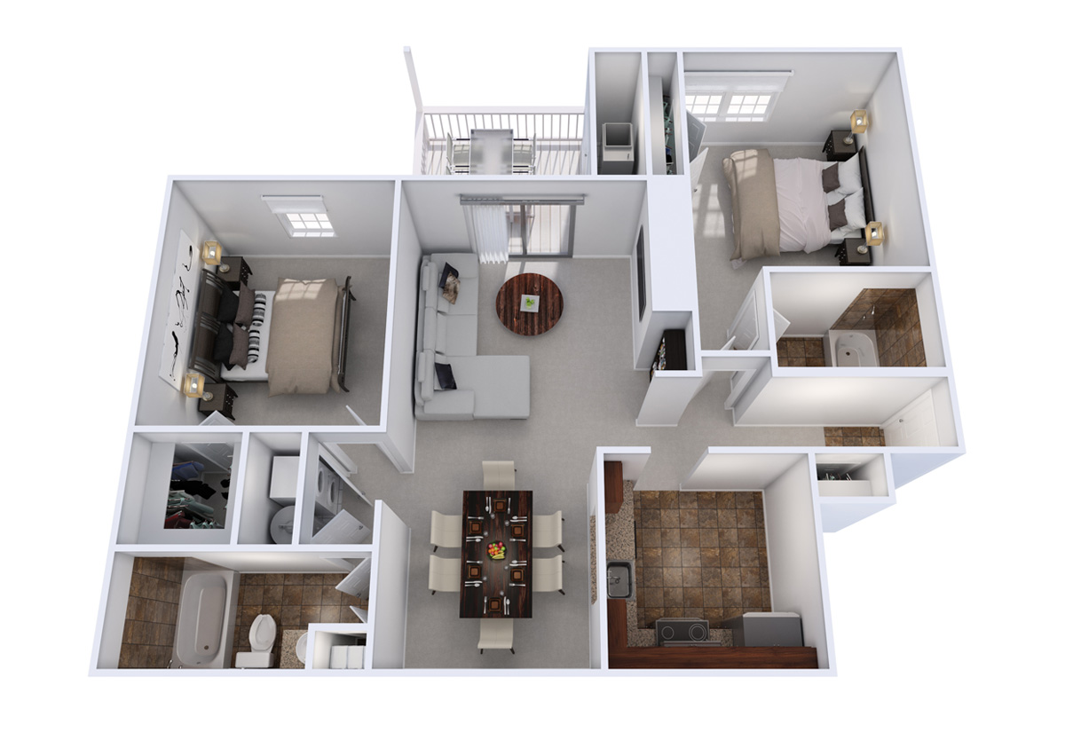 Two Bedroom Units